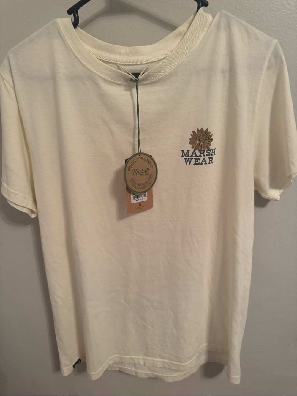 Marsh Wear Cream Flower Logo Tee